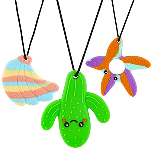 Aytop 3 pcs Jouets de Dentition, Anneau de Dentition Bebe Silicone Soft Collier à Mâcher Colliers à Mâcher Meilleurs BPA de Qualité Alimentaire Pour Garçons et Filles Cover