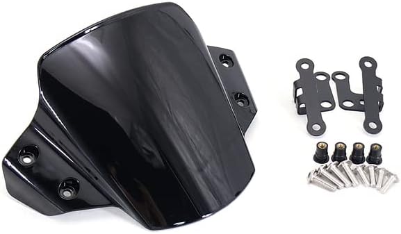 Nueva motocicleta MT09 Touring Sports parabrisas wkit de soporte deflector para Yamaha MT-09 MT 09 mt09 2021 2022 2023 (negro)