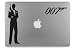 Produktbild James Bond 007 Groß Aufkleber Skin Decal Sticker geeignet für Apple MacBook und alle Anderen Laptop und Notebooks (17")