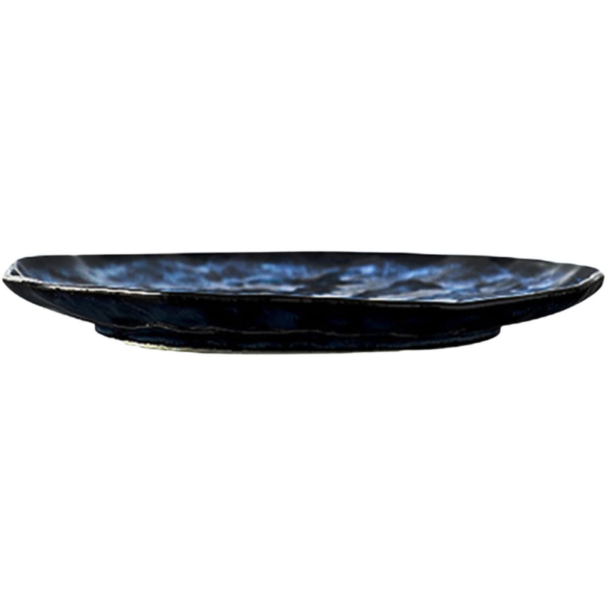 Tofficu Piatto Forma Rotonda Elegante e Semplice in Ceramica Superficie Irregolare per Insalata per Feste e Riunioni Familiari