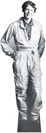 H52707 Amelia Earhart Cardboard Cutout Standup