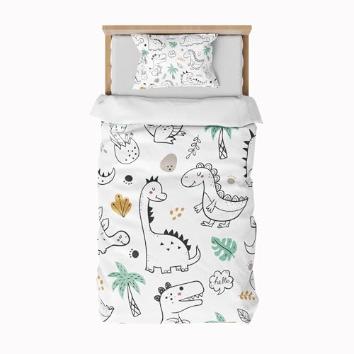 ZTYROLJ Funda de edredón de dinosaurios