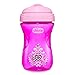 Chicco Easy Cup Bicchiere Antigoccia per Bambini 266 ml, 1 Tazza Biberon 12+ Mesi per Imparare a Bere, con Beccuccio Ergonomico Resistente ai Morsi e Valvola Facili Sorsi, senza BPA - Rosa o Viola