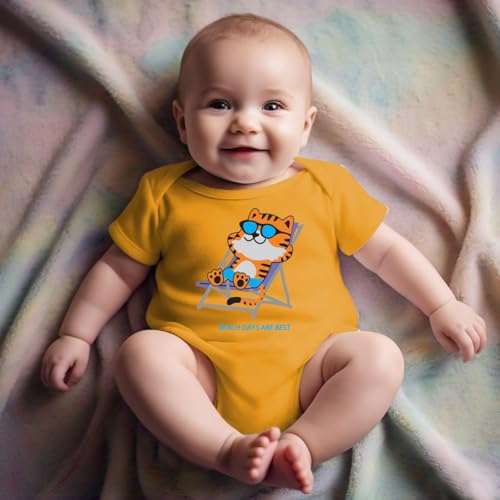 Image of Toddylon Baby Romper New Born Clothes Dress Night Suit Bodysuit Cotton Boys & Girls Gift Half Sleeve Body suit Onesies for Newborn Unisex Summer Rompers
