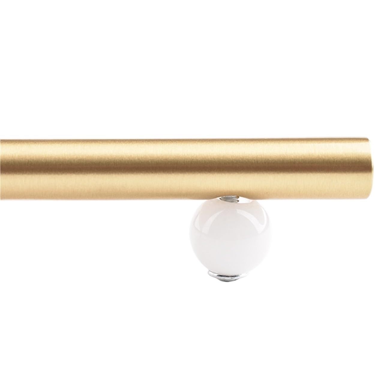 Ryqzhhy White Cabinet Handle Solid Brass Agate Stone Cabinet Handle Drawer Knobs Gold Lengthening Kitchen Closet Cupboard Hardware(,Hole To Hole 256Mm)