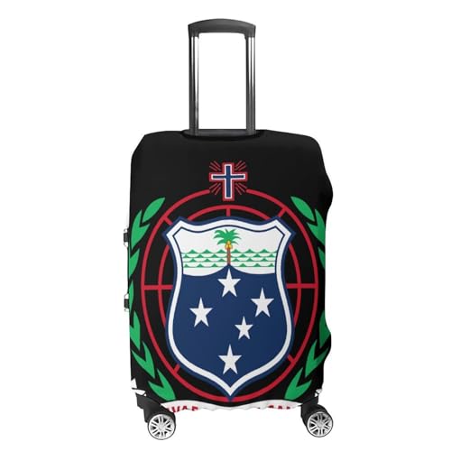 Coat of Arms of Samoa Luggage Covers Washable Travel Suitcase Cover Elastic Baggage Protector4