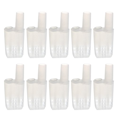 MB-LANHUA Beekeeping Equipment，10 Pieces Plastic King Bee Cage Beekeeping Tools For Imprison Prevent Fight White