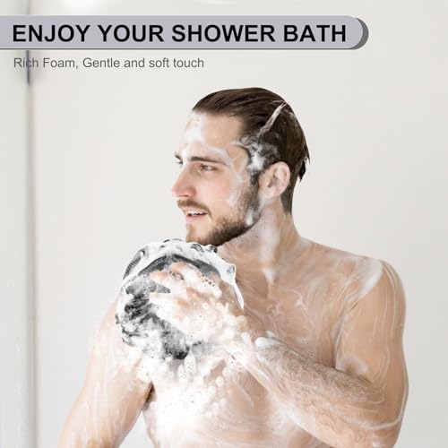 Mtdlyice MTDLYICE-BATH SPONGES Loofah Sponge Xxl-100G 4 Pack, Bath Sponge Soft Mesh Shower Puff Loofah For Men thumb #3