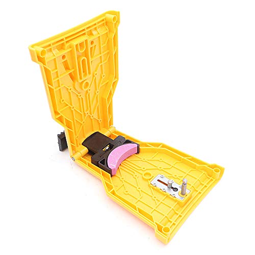 NUZAMAS Apontador de Motosserra, Apontador de Lâmina de Corrente, Ferramenta de Corrente de Serra co