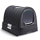 Katzenklo Curver petlife Katzentoilette mit Deckel
