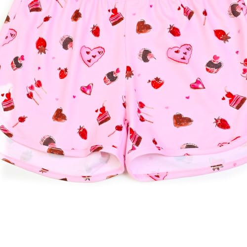 Image of Mirawise Girls 3 Pc Pajamas Sleepwear Cotton Pjs Clothes Set 4-13 Years