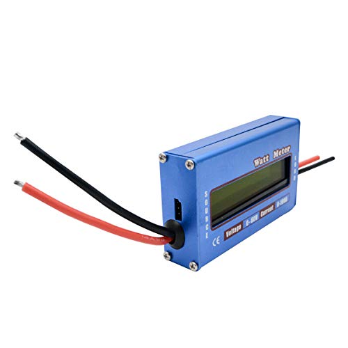 Image of MASO Simple DC Power Analyser 12V 24V Balance Voltage Watt Volt Amp Meter Solar Wind Analyzer Energy Monitor