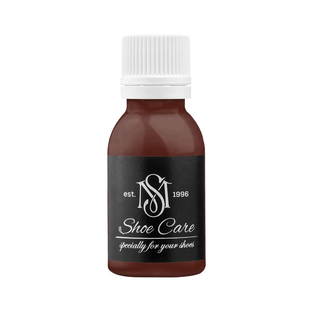 Teinture Universelle - NCS S 7020-Y90R Rouge Brique Noir - Peinture Cuir Haute Couvrance pour Chaussures, Sacs et Sneakers par MAVI STEP - 1.70 fl oz / 50 ml