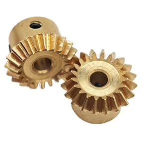 Mfupr Mosiężne Koła Zębate Stożkowe 2szt 90°