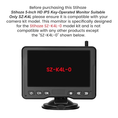 Image of 5-Inch HD IPS Key-Operated Monitor Suitable Only SZ-K4L