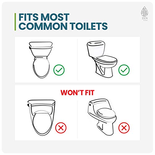 Zen Bidet SIMPLE Dual Nozzles Brass Components Toilet Seat Attachment