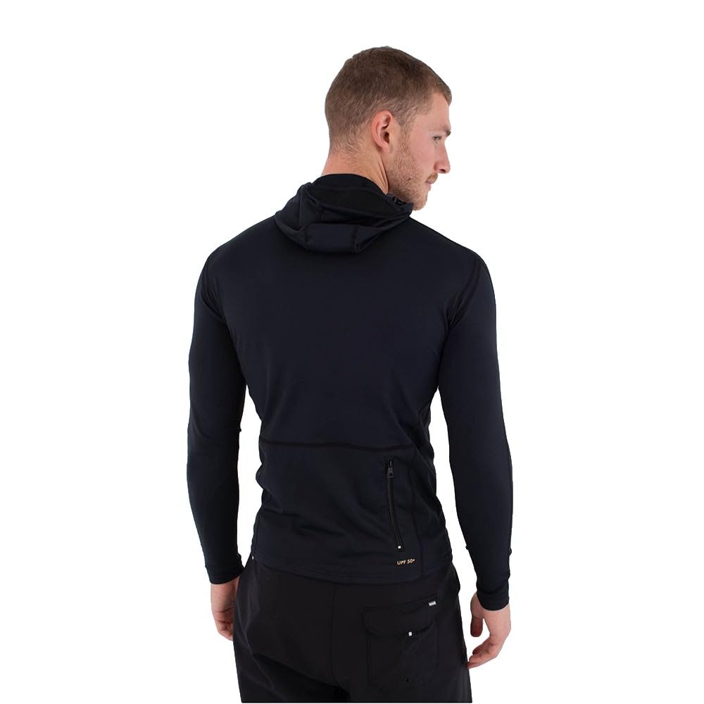 Hurley Men's Long-Sleeved Surf Lycra - Icon Hooded T-Shirt Uomo