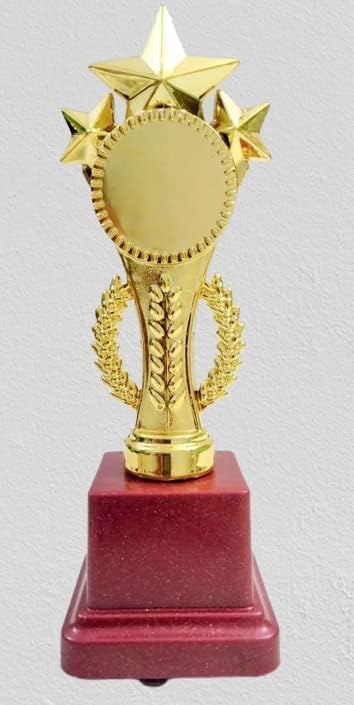 Trophy for Winners, Red Base, Premium Trophy Award for Sports, School, College, Dance, Achievement, Corporate Gift & Competition Prize (Design 6, S) | Sports & School Use, Dance Achievement, Corporate Prize, Competition Award, College Recognition-image-18