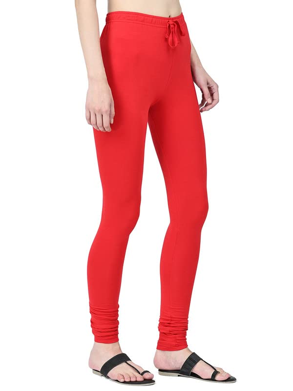 Image of Robinbosky Cotton Churidhar Leggings for Women - Stylish, Stretchable & Flattering Fit for All-Day Comfort
