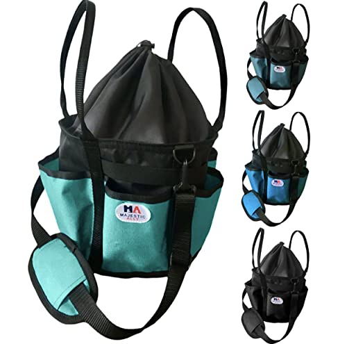 Majestic Ally horse Grooming Organizer Tote Bag (Turquoise)