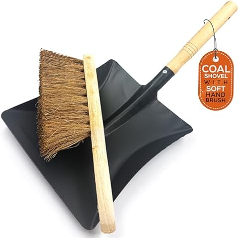 Heavy Duty Coal Shovel and Brush Set Cover