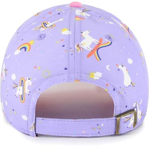 Chapeau licorne pour filles d'âge préscolaire avec sangle réglable