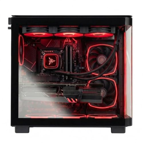 Image of Skytech Gaming King 95 Gaming PC, AMD Ryzen 7 7800X3D 4.2GHz, AMD RX 9070XT 16GB VRAM, 1TB Gen4 NVMe SSD, 24GB DDR5 RAM 6000, 850W Gold ATX 3 PSU, 360 ARGB AIO, WI-FI 5, Windows 11, Desktop