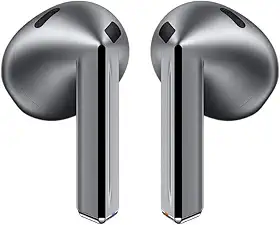 Samsung Galaxy Buds3, Fone de Ouvido sem fio, Cancelamento ativo de Ruído, Galaxy AI - Cinza