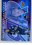 2024-25 Upper Deck Extended Rookie Reflections #RR-24 Macklin Celebrini RC Rookie San Jose Sharks NHL Hockey Trading Card