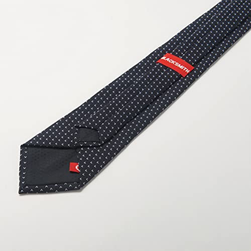 Image of BLACKSMITH Tie, Cufflink, Pocket Square, Lapel Pin, Set of 4 for Men [ Free Size ]