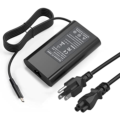 45W 65W USB C Laptop Charger for Dell Laptop Charger Latitude 7420 7370 7380 7390 7275 7280 5420 5430 5290 2in1 7430 7330 9430 3300 3400 3500 3510 5290 Inspiron 14 7437 Power Supply Cord…