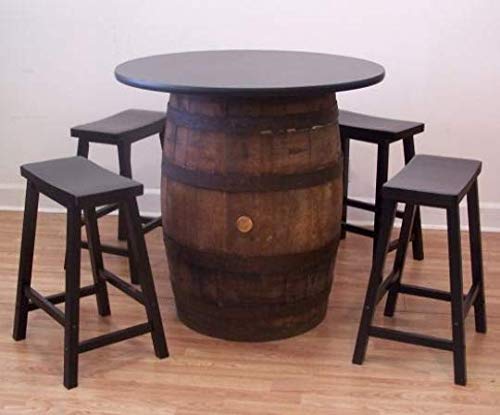 Aunt Molly's Barrels Whiskey Barrel Table-36 Table Top-(4) 24
