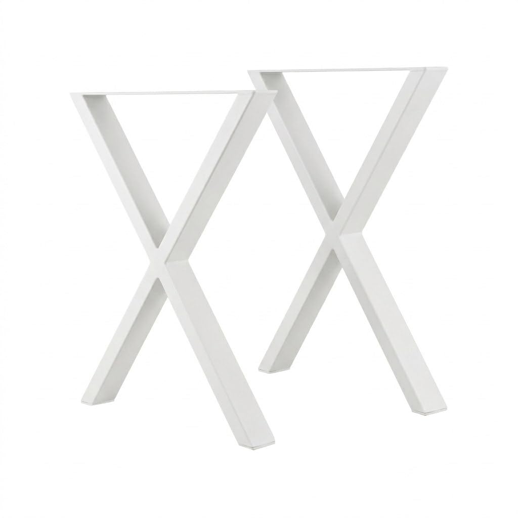 Patas para Mesa de Comedor | Blanco | 58x71cm | 2 Unidades | Resistentes y Modernas
