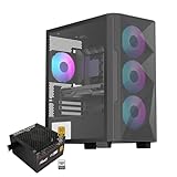 Fuente de alimentación 80+ Gold de 650 W preinstalada: incluye una fuente de alimentación fiable y de bajo consumo de 650 W con certificación Gold 80+, ahorrando tiempo y costos en compras separadas.
