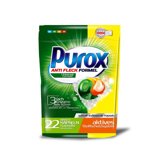 PUROX Detersivo Lavatrice Capsule 22 Lavaggi
