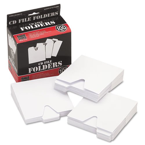 Vaultz CD File Folders, 100 Pack