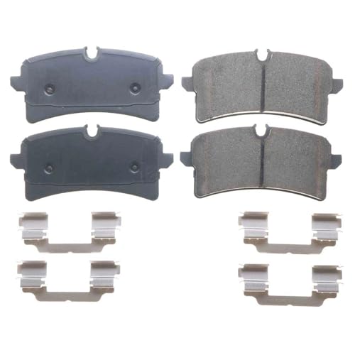 Image of PowerStop Rear Brake Pads for Porsche Macan 2015-18 - Z17 Ceramic Brake Pads with Installation Hardware, 17-1785