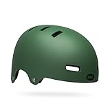 Bell   Local Solid CE Casques   Adulte Unisexe   équipement de Protection, Casque vélo, Casque BMX, Casque de Protection BMX, Vert Foncé, L