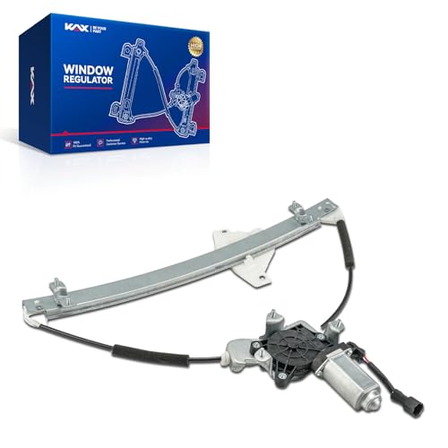 Image of KAX Front Left Power Window Regulator w /Motor Fit for Sonata 1999-2005 | for Kia Optima 2001-2006 Front Left Driver Side 741-100 Power Window Lifter Replaces 8240338011,9881029000,8240338010