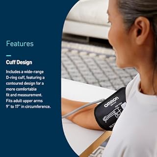 OMRON Iron Blood Pressure Monitor for Home Use & Upper Arm Blood Pressure Cuff - #1 Doctor & Pharmacist Recommended Brand - Clinically Validated