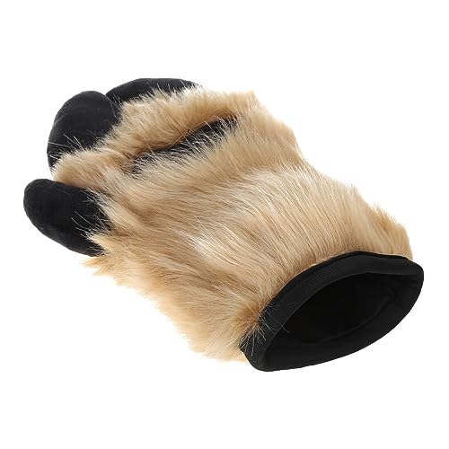 Cosplay Gloves Vividly Plush Mittens With Cartoon Sheep Hoof Shape For Girls Boys Carnivals Party Supplies3