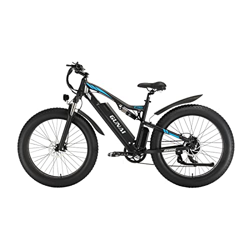 GUNAI Bici Elettrica Mountain E-Bike 26 4.0 Fat