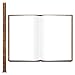 Cahier Taille XXL Motif "Ancien monde" Marron DIN A4 164 pages avec...