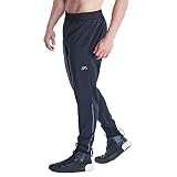 GYM AESTHETICS Herren Workout Performance Jogginghose Sporthose Trainingshose Fitness Jogger Atmungsaktivität UV-Schutz, Für Training und andere Sport in Schwarz