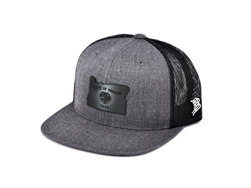 Oregon Flat Trucker State Midnight Charcoal/Black