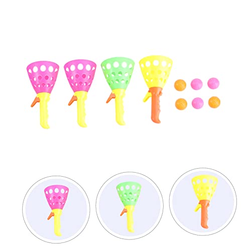 Toddmomy 10 Peças De Brinquedo Para Crianças Bola De Brinquedo Bolas E Lançador De Captura Jogos De