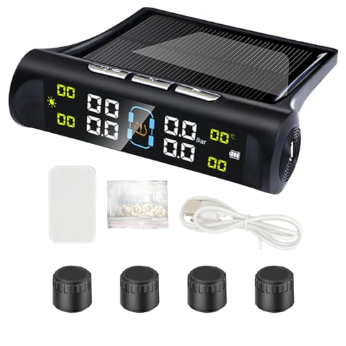 Système de surveillance pression pneus camping-car avec 4 capteurs USB