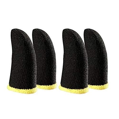 LIMESHOT Thumb & Finger Sleeve for Mobile Game (4 Pieces), Pubg,Cod,Freefire -with Metal Carry Box-Pack of 2 Pair- Black-picture-14