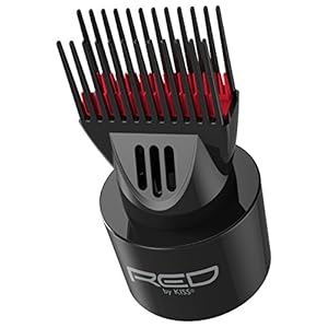 Red by Kiss Universal Detangling Blow Dryer Hair Styling Pik – Compatible with all Hair Dryers