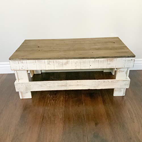 del Hutson Designs - Rustic Barnwood Coffee Table - Image 5